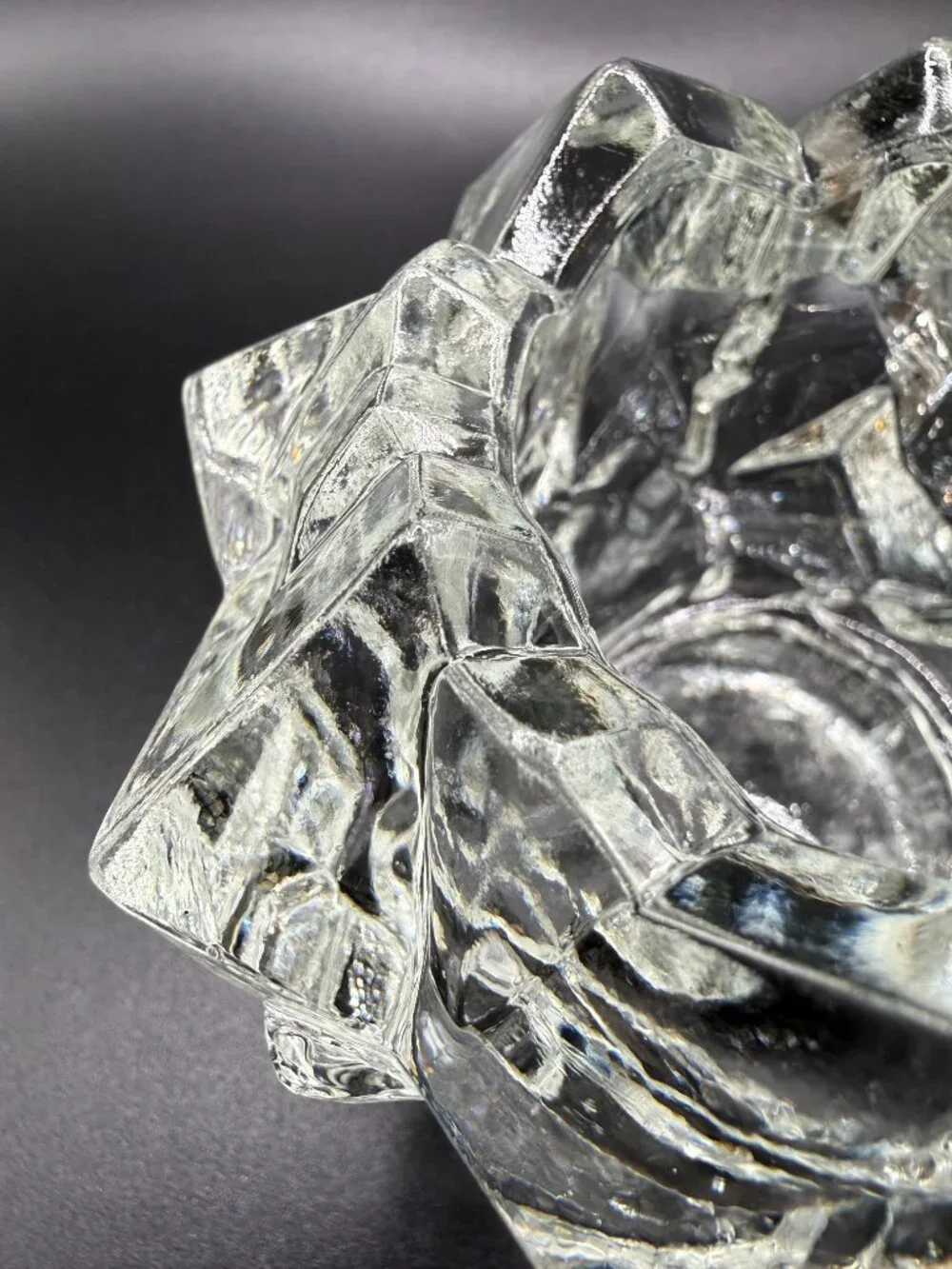 VTG Goebel 'Meteor' Crystal Candle Holders Pair